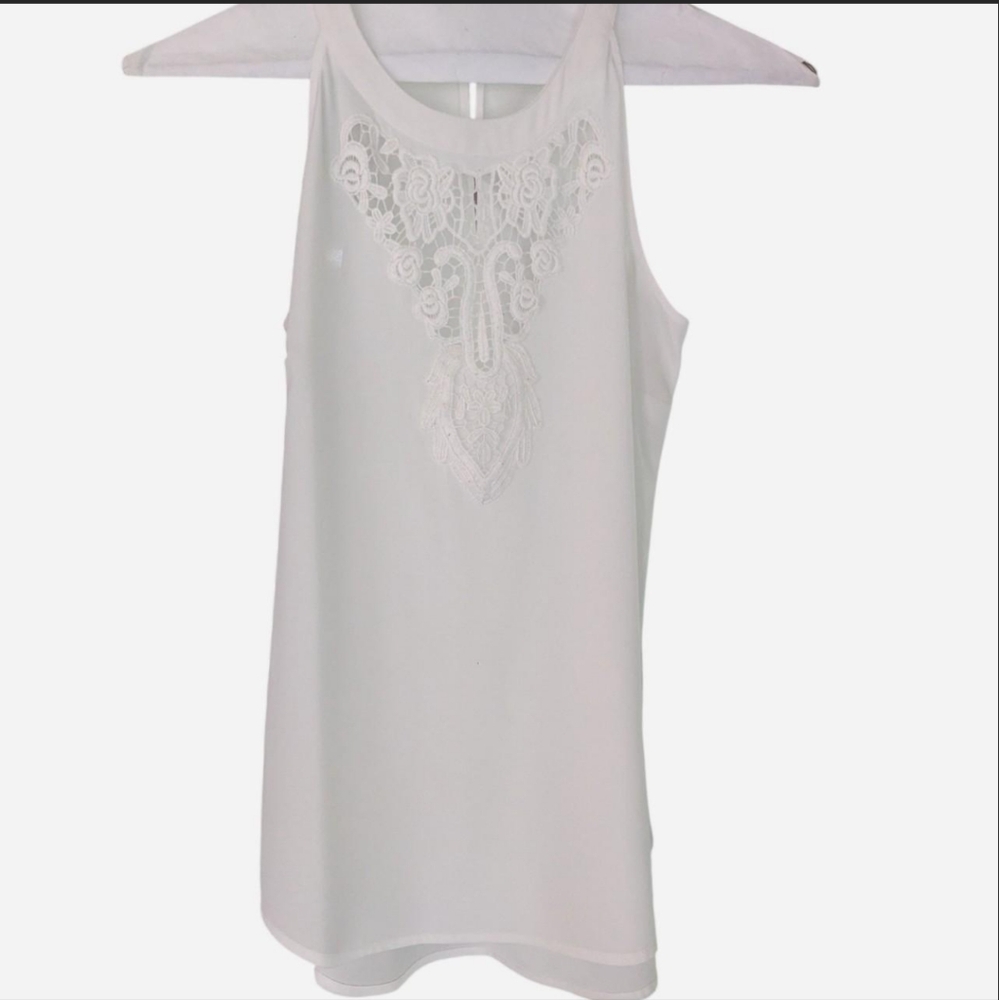 Sleeveless Lace Blouse
